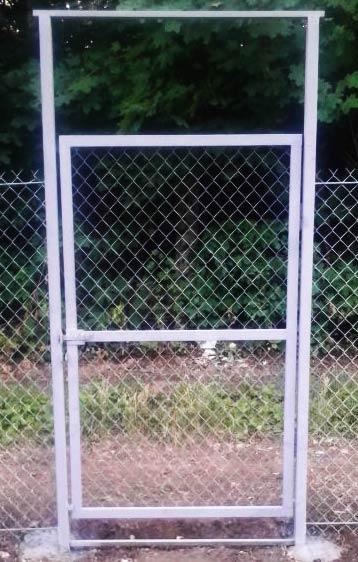 Как сделать калитку для забора из сетки-рабицы Как сделать калитку для забора из сетки-рабицы