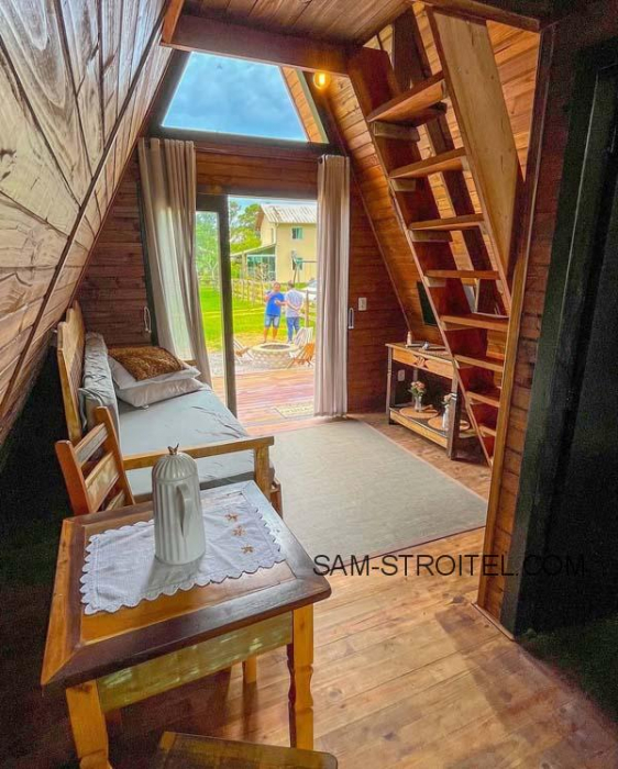Как я построил уютный a-frame домик своими руками: личный опыт