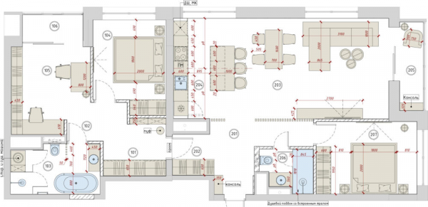 Дизайн-проект квартира в жк «сити-парк» Дизайн-проект квартира в жк «сити-парк»