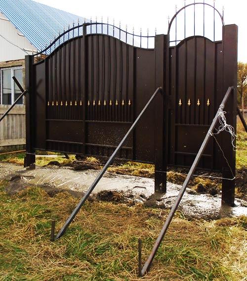 Цена металлических ворот с калиткой Цена металлических ворот с калиткой