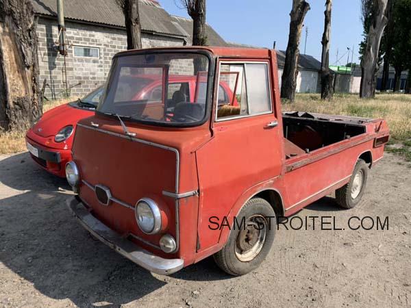 Необычный самодельный автомобиль «микрон» сделанный в 1983 году