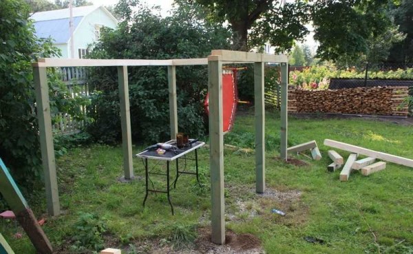 Игровой домик для детей: пошаговые фото, схемы, чертежи Игровой домик для детей: пошаговые фото, схемы, чертежи