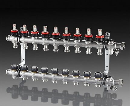 Распределительный коллектор отопления своими руками: схемы и особенности сборки Распределительный коллектор отопления своими руками: схемы и особенности сборки