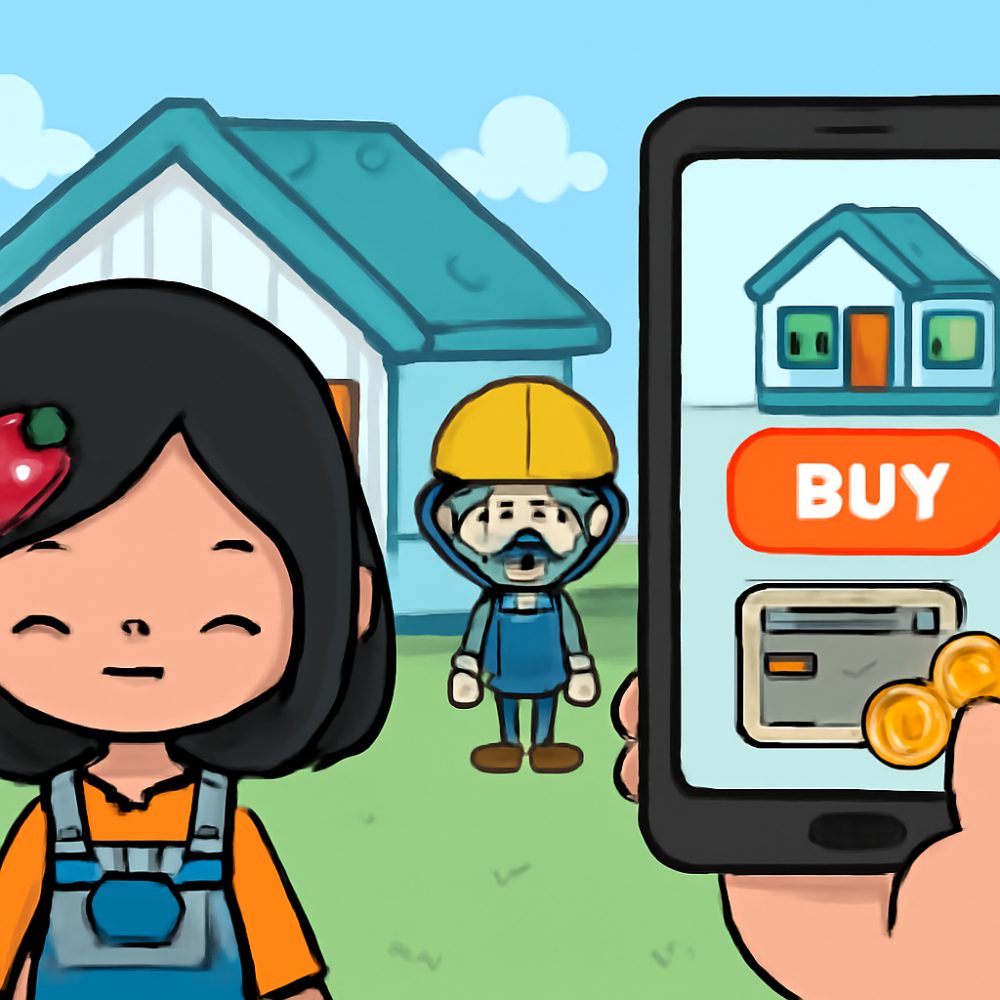 Как оплатить домик в тока бока 1