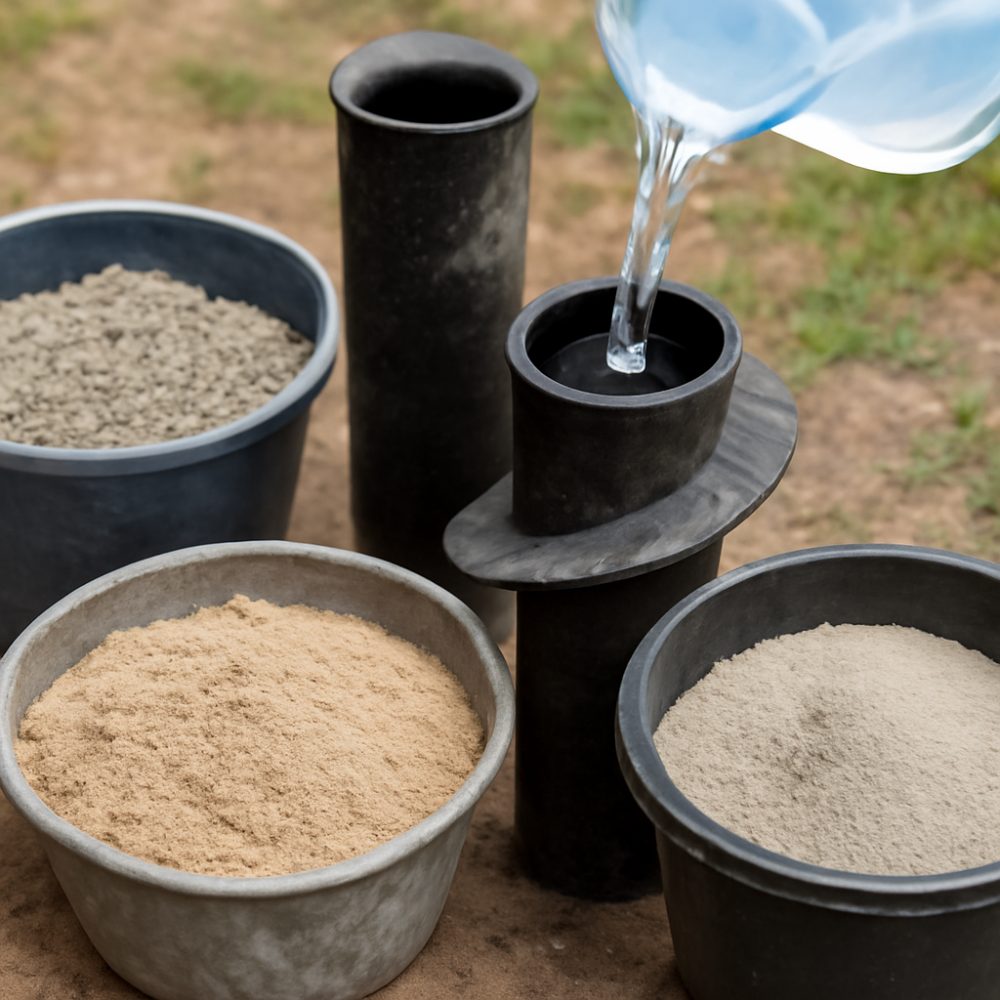 Чем заполнять винтовые сваи 1