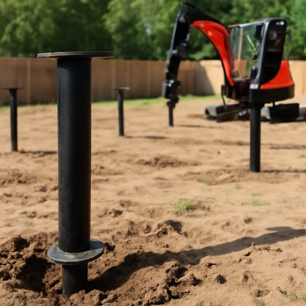 Фундамент на сваях как делать видео 1