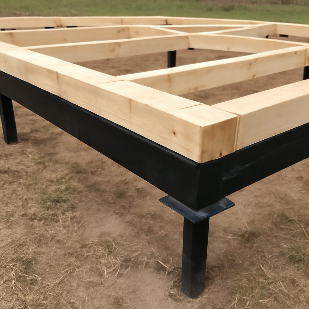 Как обвязать сваи винтовые 1