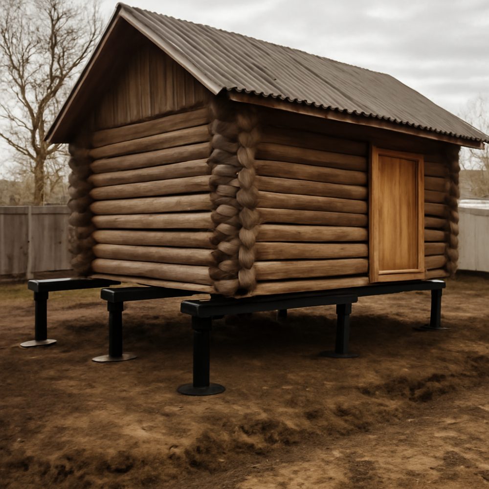 Сколько стоит поднять баню на сваи 1