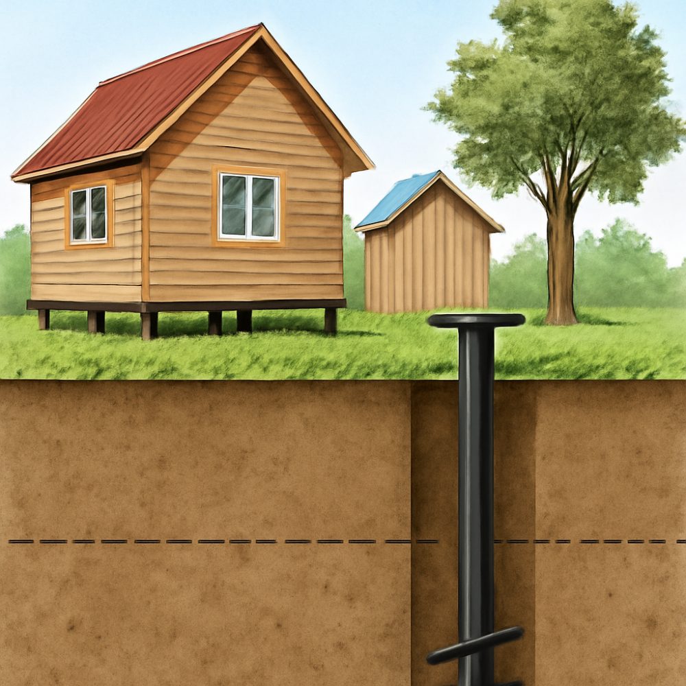 Глубина погружения сваи от залога что это 1