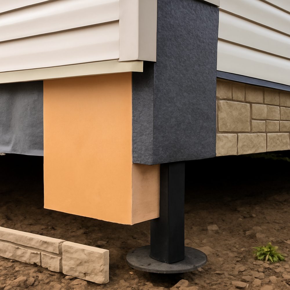 Чем закрывают фундамент на сваях 1