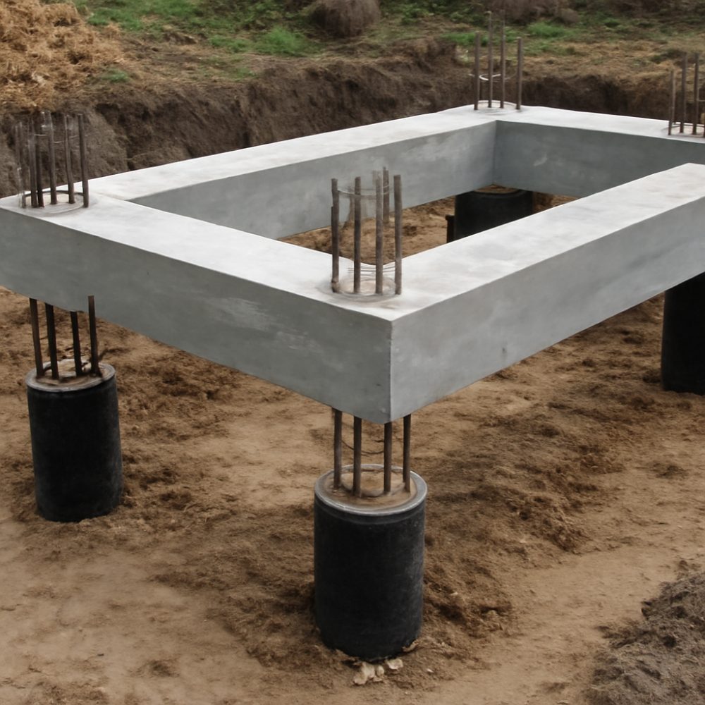 Что такое буронабивные сваи с ростверком 1