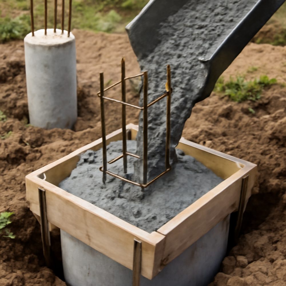 Как бетонировать сваи 1