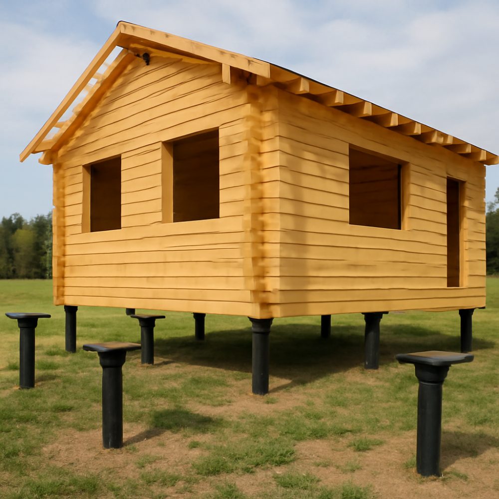 Какой диаметр свай нужен для дома из бруса 1