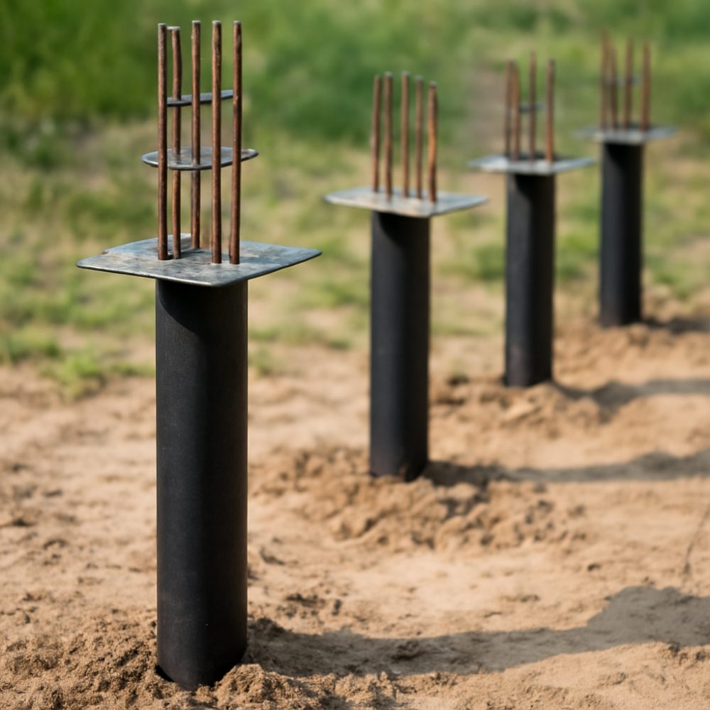 Какой высоты делать сваи над землей 1