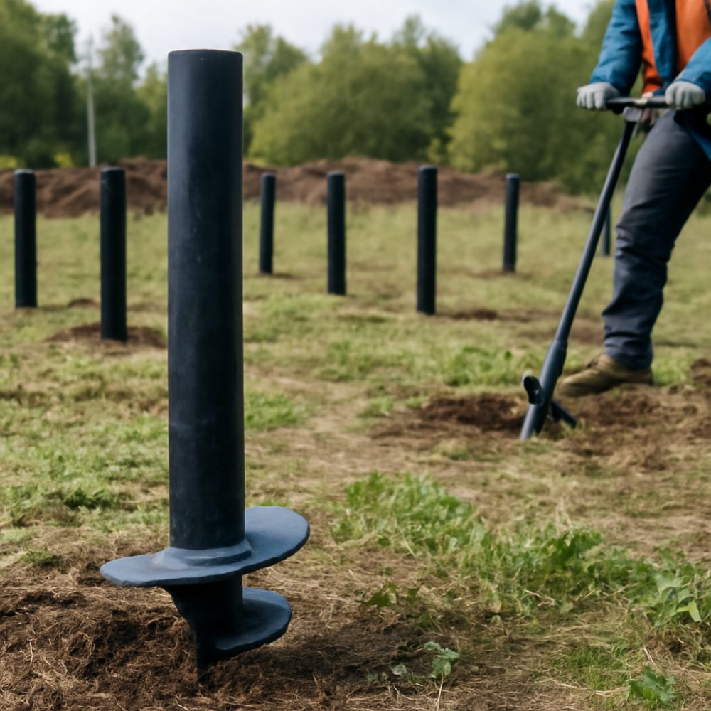 Как устанавливать сваи винтовые для фундамента 1