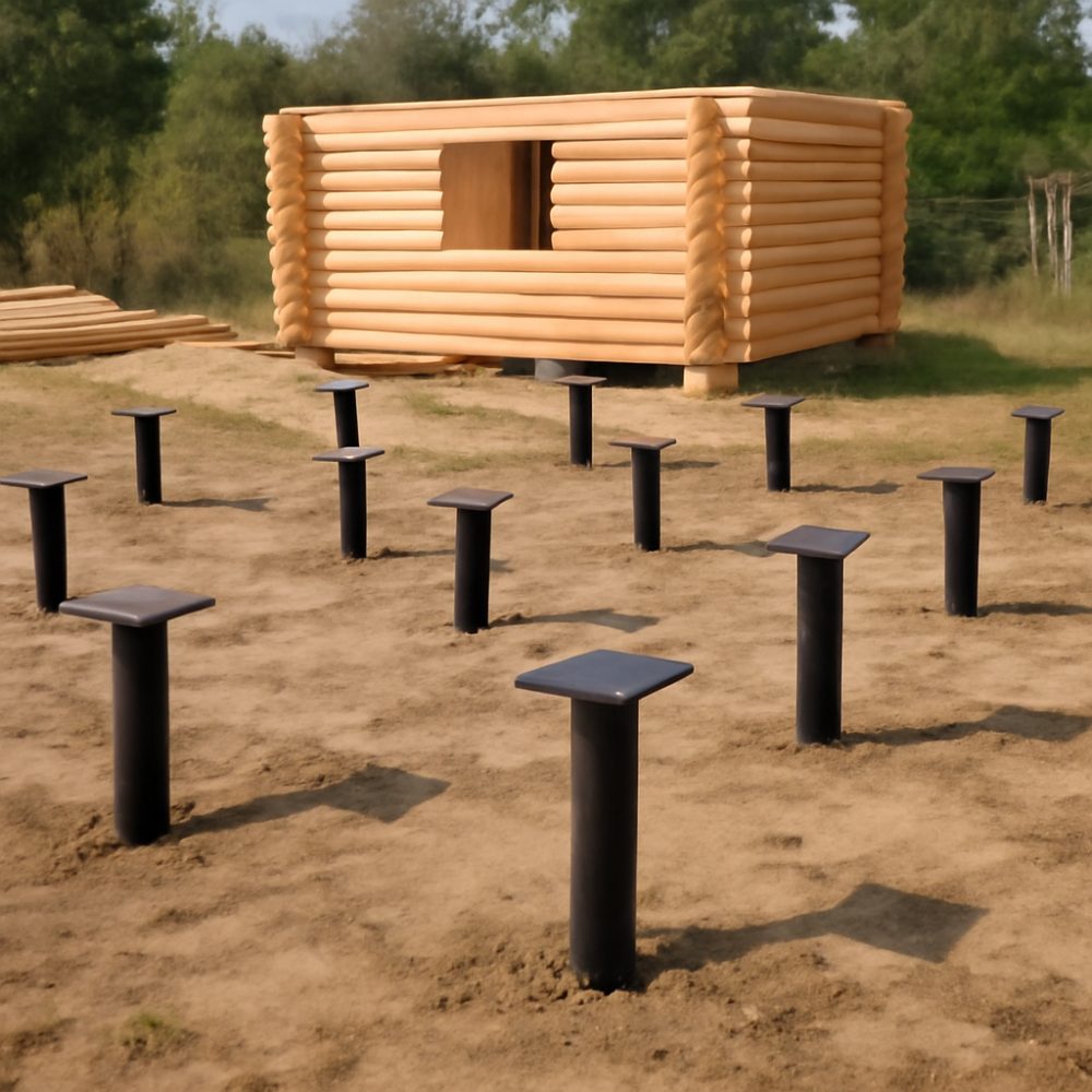 Сколько свай на дом 6х6 1