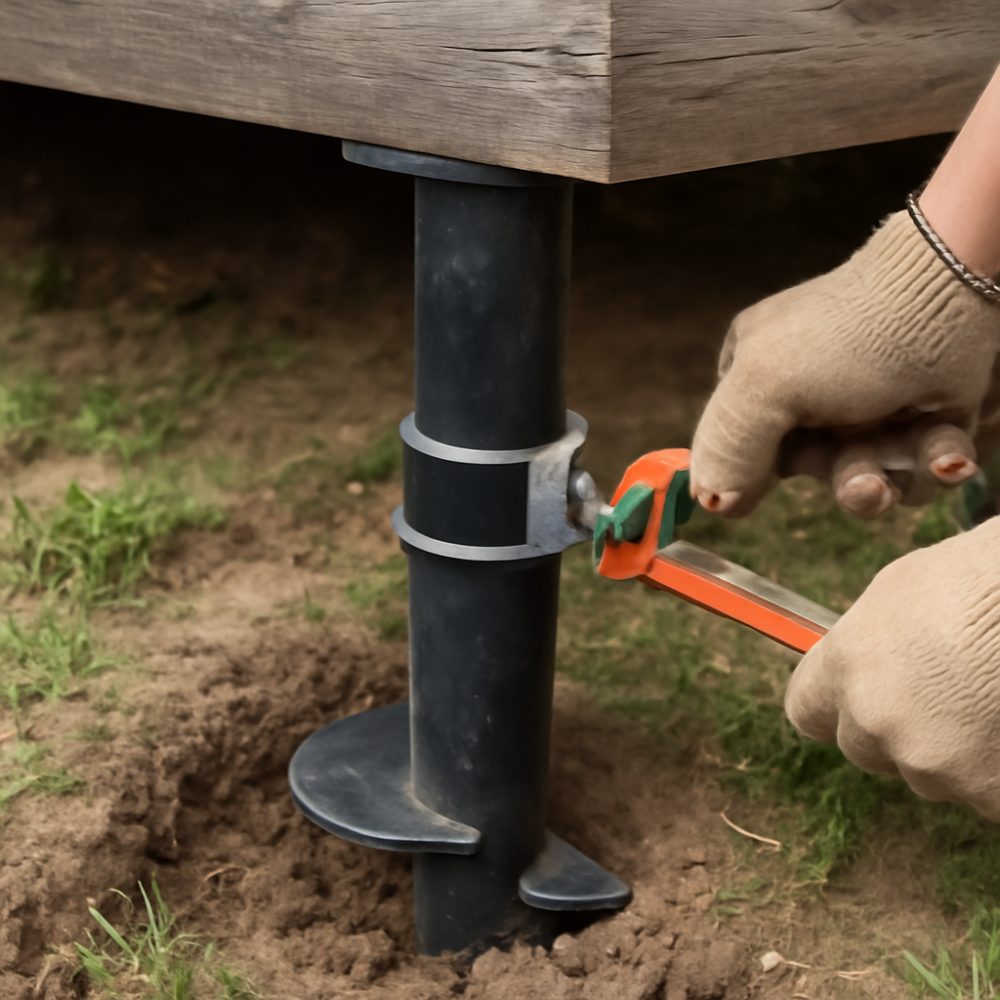 Винтовые сваи шатаются как укрепить 1