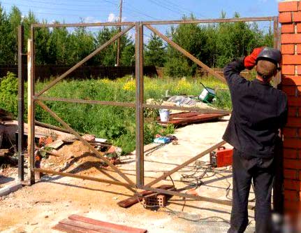 Автоматические распашные ворота Автоматические распашные ворота