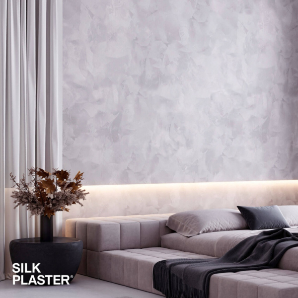 Декоративные покрытия silk plaster
