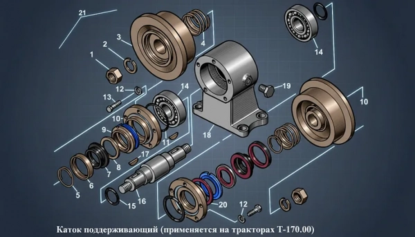 Ходовая гусеничного трактора: из чего состоит и как обслуживать