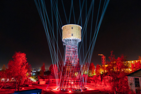 Башня шухова в выксе открыта: первый в новейшей истории процесс ее реставрации и перемещения завершен Башня шухова в выксе открыта: первый в новейшей истории процесс ее реставрации и перемещения завершен