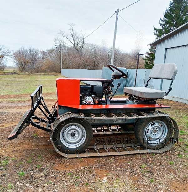 Самодельный гусеничный минитрактор своими руками — полный обзор и инструкция по сборке