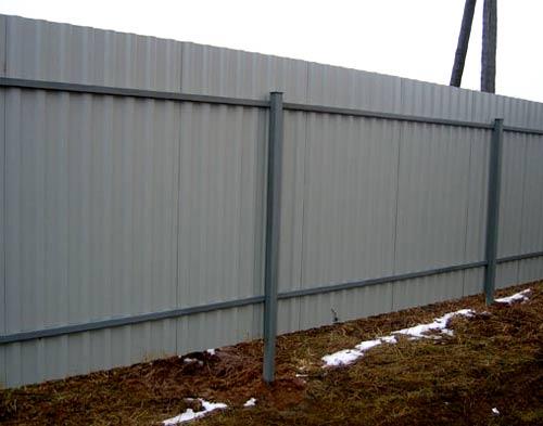 Заборы которые можно построить без заливки фундамента Заборы которые можно построить без заливки фундамента