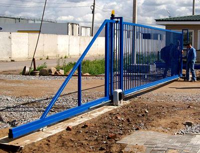 Установка и монтаж откатных ворот Установка и монтаж откатных ворот