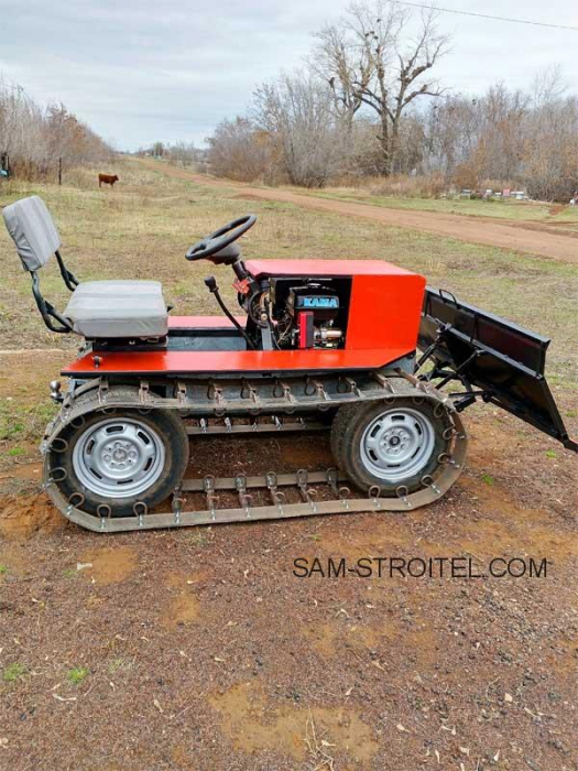 Самодельный гусеничный минитрактор своими руками — полный обзор и инструкция по сборке 1