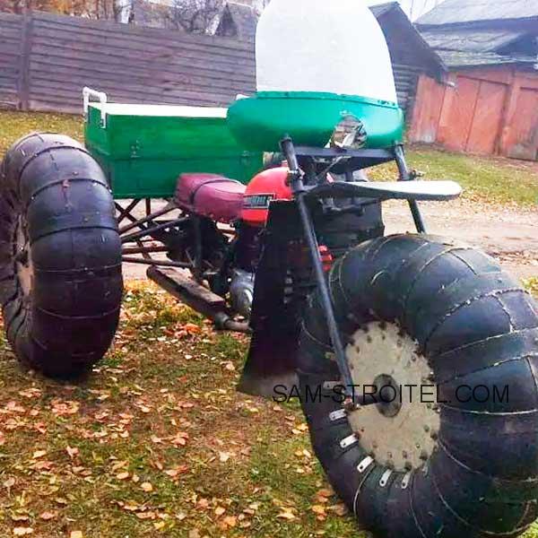 Самодельный вездеход каракат своими руками: как я построил трицикл для леса и рыбалки Самодельный вездеход каракат своими руками: как я построил трицикл для леса и рыбалки