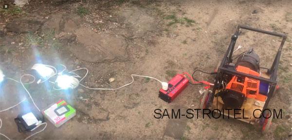 Бензиновый генератор 220 своими руками