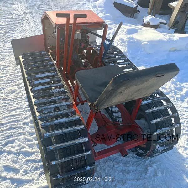 Как я сделал гусеничный минитрактор своими руками Как я сделал гусеничный минитрактор своими руками