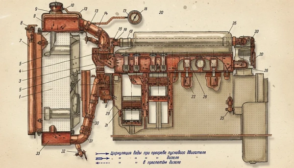 Какой двигатель на тракторе: принципы действия и основные виды Какой двигатель на тракторе: принципы действия и основные виды