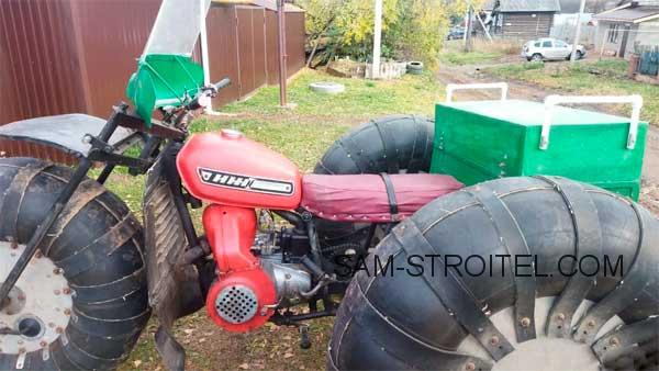 Самодельный вездеход каракат своими руками: как я построил трицикл для леса и рыбалки Самодельный вездеход каракат своими руками: как я построил трицикл для леса и рыбалки