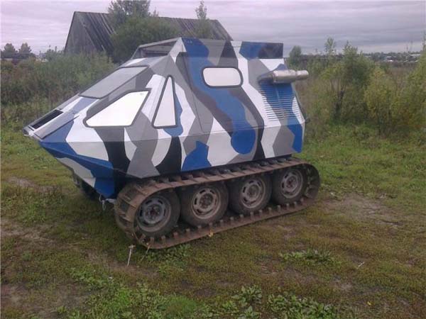 Гусеничный вездеход амфибия: чертежи, фото и описание изготовления Гусеничный вездеход амфибия: чертежи, фото и описание изготовления