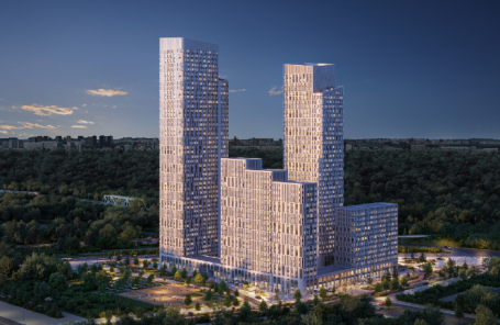 В жилом комплексе «адмирал» от «галс-девелопмент» залили первый куб бетона 1