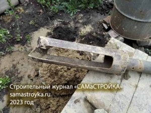 Бур для скважины своими руками 1