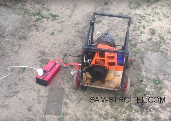 Бензиновый генератор 220 своими руками