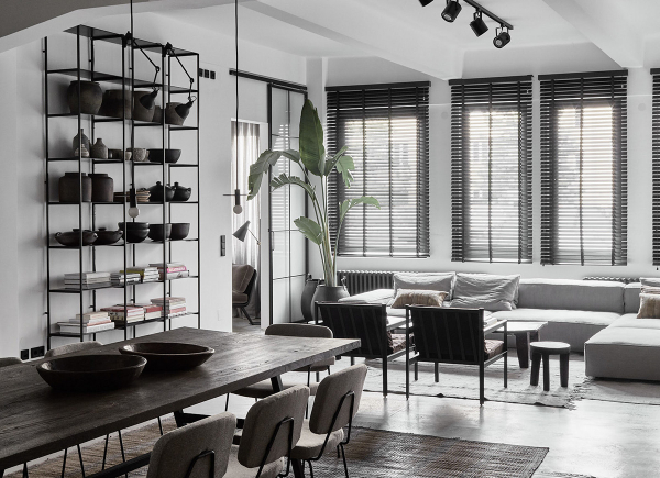 Брутальный современный интерьер в вене Брутальный современный интерьер в вене