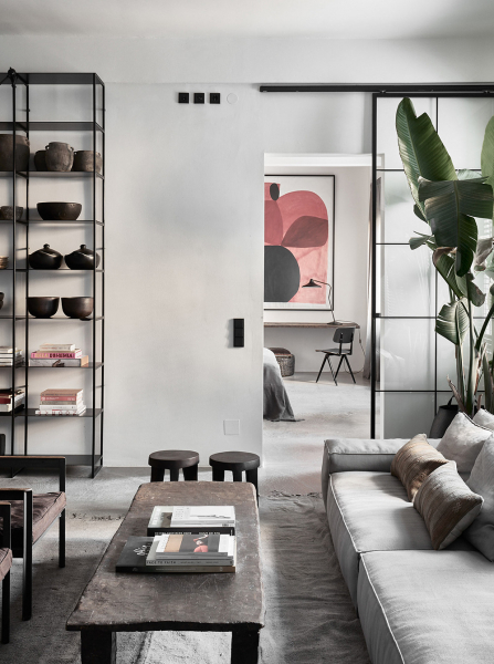 Брутальный современный интерьер в вене Брутальный современный интерьер в вене