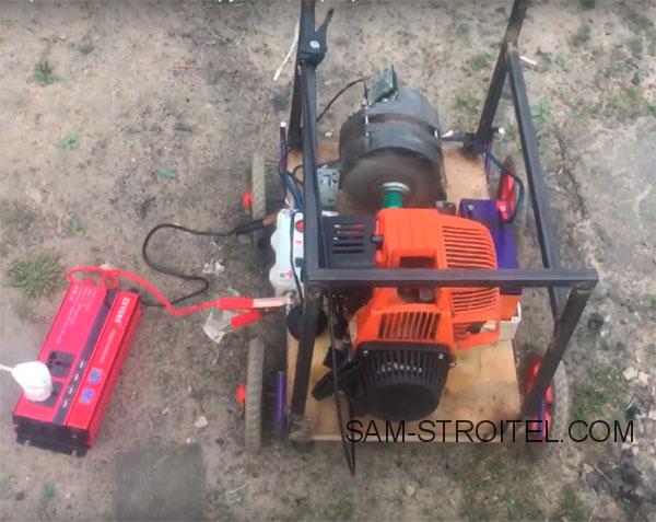 Бензиновый генератор 220 своими руками