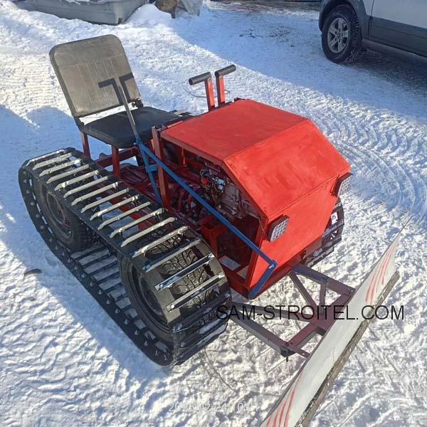 Как я сделал гусеничный минитрактор своими руками Как я сделал гусеничный минитрактор своими руками