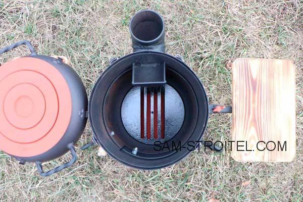 Огонь под рукой: самодельная печь из газового баллона: размеры, фото и описание Огонь под рукой: самодельная печь из газового баллона: размеры, фото и описание