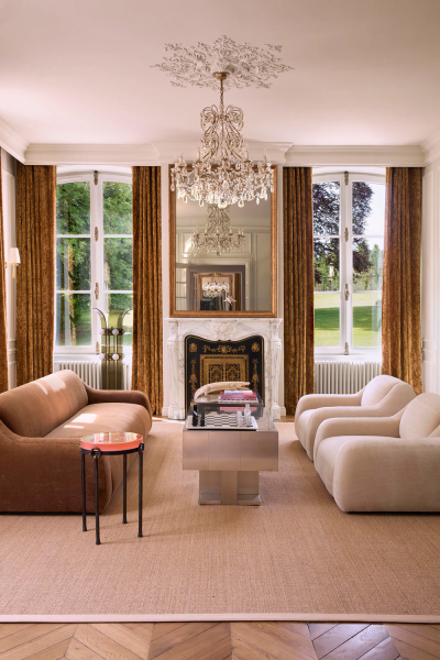 Эклектичный интерьер старинного особняка в нормандии