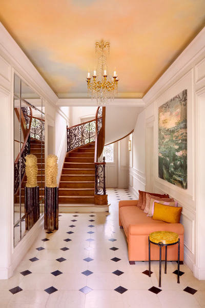 Эклектичный интерьер старинного особняка в нормандии