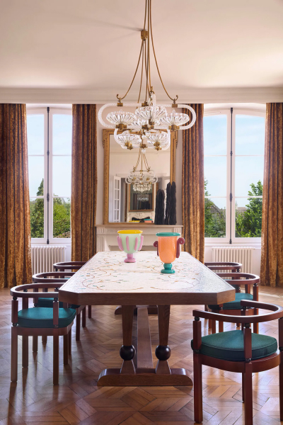 Эклектичный интерьер старинного особняка в нормандии