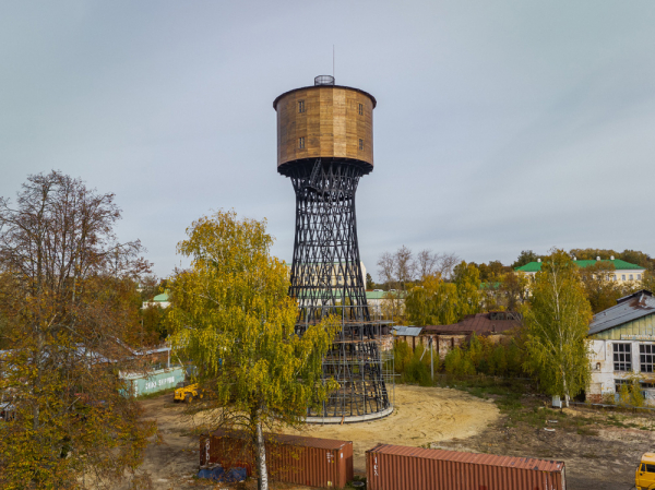Башня шухова в выксе открыта: первый в новейшей истории процесс ее реставрации и перемещения завершен Башня шухова в выксе открыта: первый в новейшей истории процесс ее реставрации и перемещения завершен