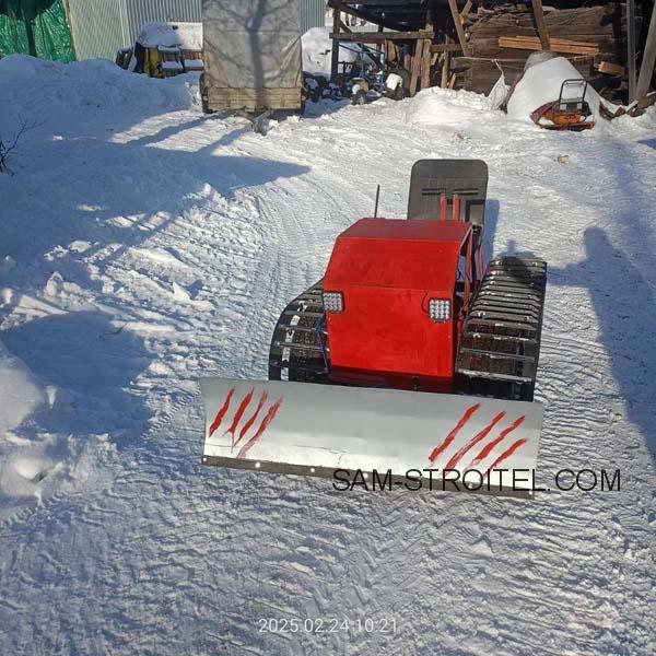 Как я сделал гусеничный минитрактор своими руками Как я сделал гусеничный минитрактор своими руками