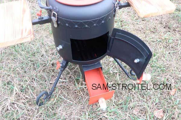 Огонь под рукой: самодельная печь из газового баллона: размеры, фото и описание Огонь под рукой: самодельная печь из газового баллона: размеры, фото и описание