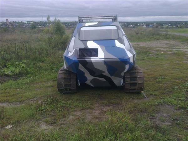 Гусеничный вездеход амфибия: чертежи, фото и описание изготовления Гусеничный вездеход амфибия: чертежи, фото и описание изготовления